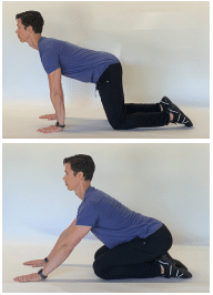 long covid and return to exercise- rocking on hands and knees
